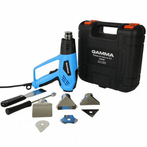 Pistola De Calor 2000W Gamma G1936Kar + Maletín Y Accesorios