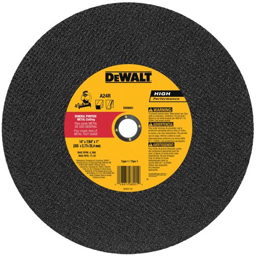 Disco para Sensitiva Dewalt 14" 355 x 3.7 x 32 mm