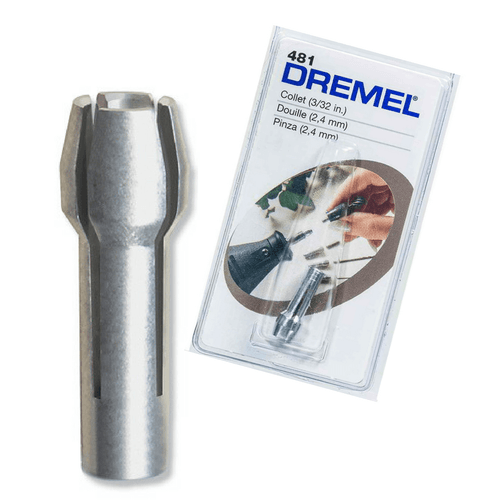 Pinza de Sujeción 2.4mm 3/32" Dremel 481