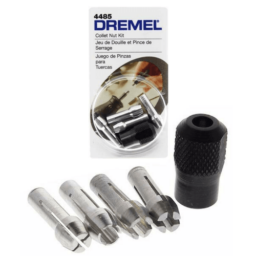 Juego de Mandril Y Pinzas de Sujeción 4485 5 piezas (0,8 a 3,2 mm) Dremel