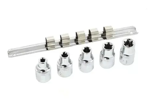 Juego de Bocallaves Torx Hembra Encastre 1/2" 5 Piezas Ruhlmann