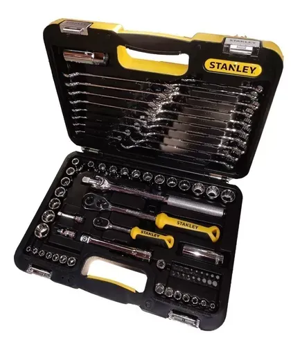 Juego de Bocallaves de Encastre 1/4"-1/2" 79 Piezas Stanley