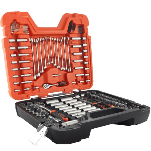 Juego de Bocallaves con Encastre 1/4” + 1/2” + 3/8” 165 piezas Tactix