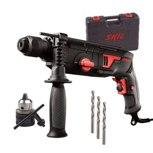 Rotomartillo Percutor Taladro Skil 1559Jb 600W 1.7 Joules Con Maletín + Kit
