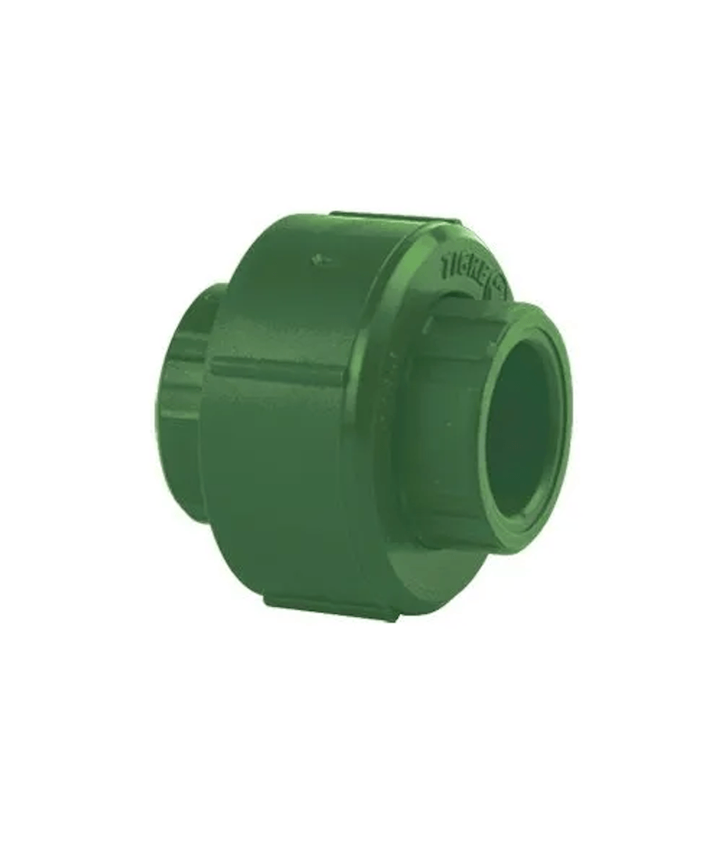 Union Doble Mixta 20 mm x 1:2 verde plastico - Tigre