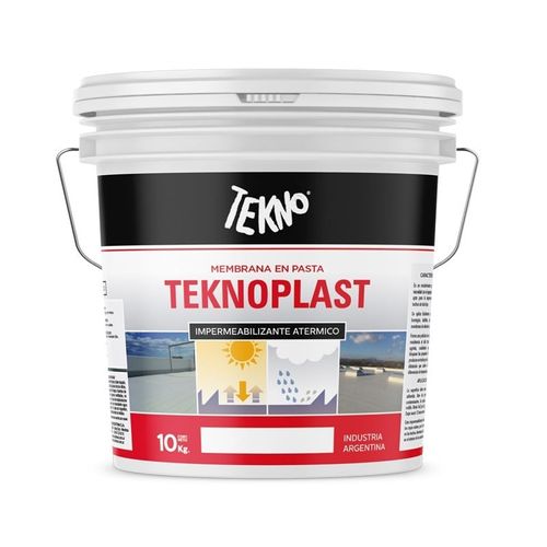 Impermeabilizante para techos Teknoplast en Pasta Blanco - Tekno
