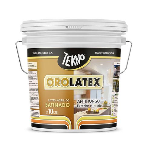 Látex Orolatex Satinado para Pisos y Canchas de Paddle 4 L - Tekno