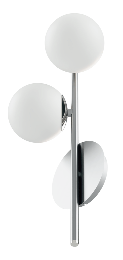 Aplique 2 Luces G9 con lámpara Acero Texas Ronda Iluminación - 1603AC