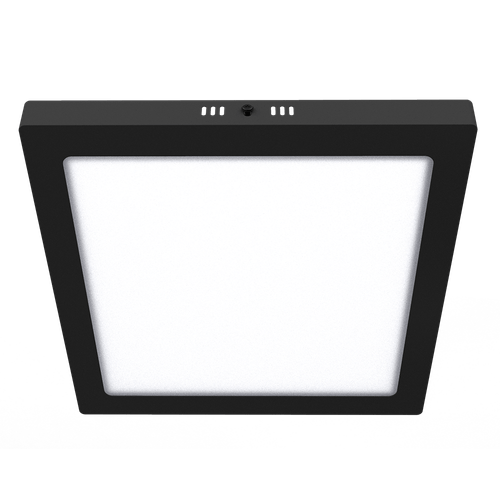 Plafón Cuadrado 6W Negro 3000K 510lm Macroled - Npc06ww