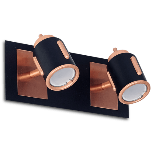 Aplique 2 Luces Serie Skala con base Rectangular blanco San Lorenzo - 302c blanco