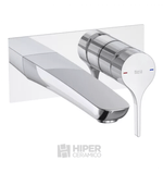Grifería  para Lavatorio de pared Monocomando de embutir Roca Iconia-1760299973022