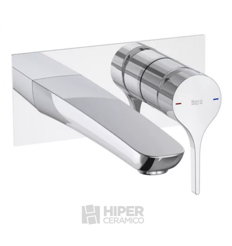 Grifería  para Lavatorio de pared Monocomando de embutir Roca Iconia-1760299973022