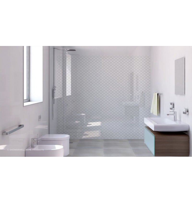 Malla de Porcellanato Fika Lantern Matte White 24,6 x 28 cm-1760390029697