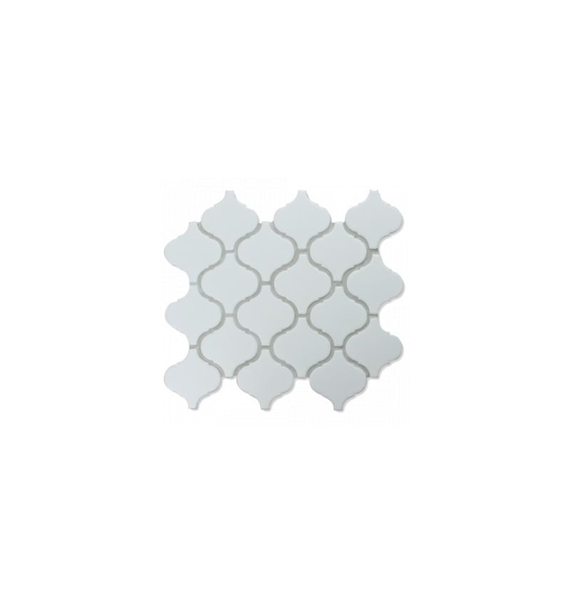 Malla de Porcellanato Fika Lantern Matte White 24,6 x 28 cm-1760390054108