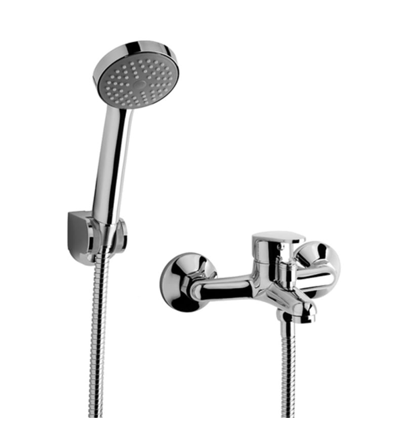Grifería para Ducha Exterior Monocomando con Duchador Portátil FV Compacta M4-1760390472116