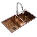 Bacha para Cocina Doble Higold Rose Gold 83,8x55,9x25,4cm-1760393520700