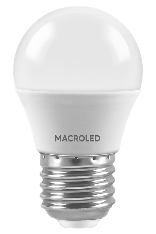 Lámpara Led Gota 6w E27 cálido Macroled - G45-6-e27-ww