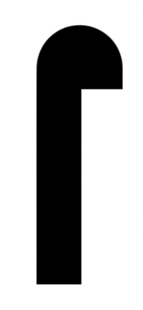 Moldura tapacanto TP 7530 1/2" x 1" x 3,05  m  - Moldpine