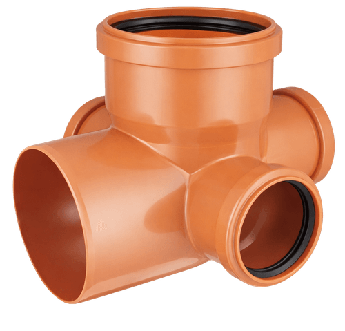 Doble acometida codo 87º30 110mm a 63mm - IPS