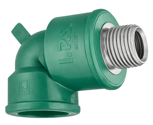 Codo 90º con inserto macho IPS