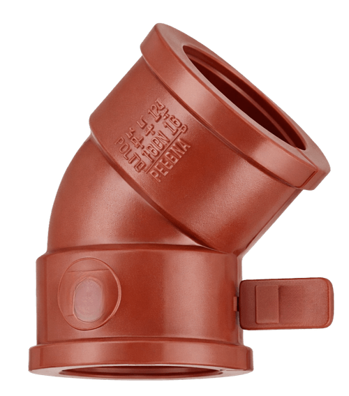 Codo 45º HH hembra-hembra Rosca - IPS