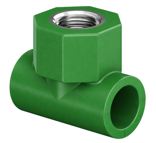 Tee con Rosca Central Hembra fusión - Tigre